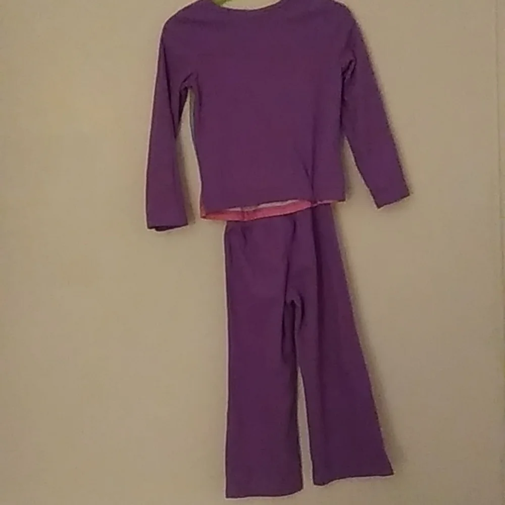 DreamWorks Trolls Girls Happy Vibes Sz 4/5 pajama set Pink Troll 💕 Hearts great
